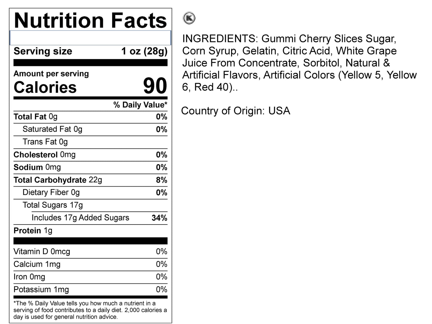 Sincerely Nuts Cherry Slices