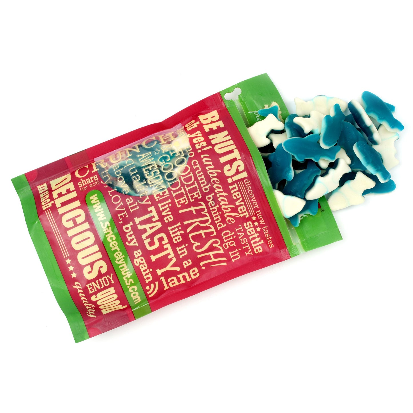 Sincerely Nuts Blue Sharks