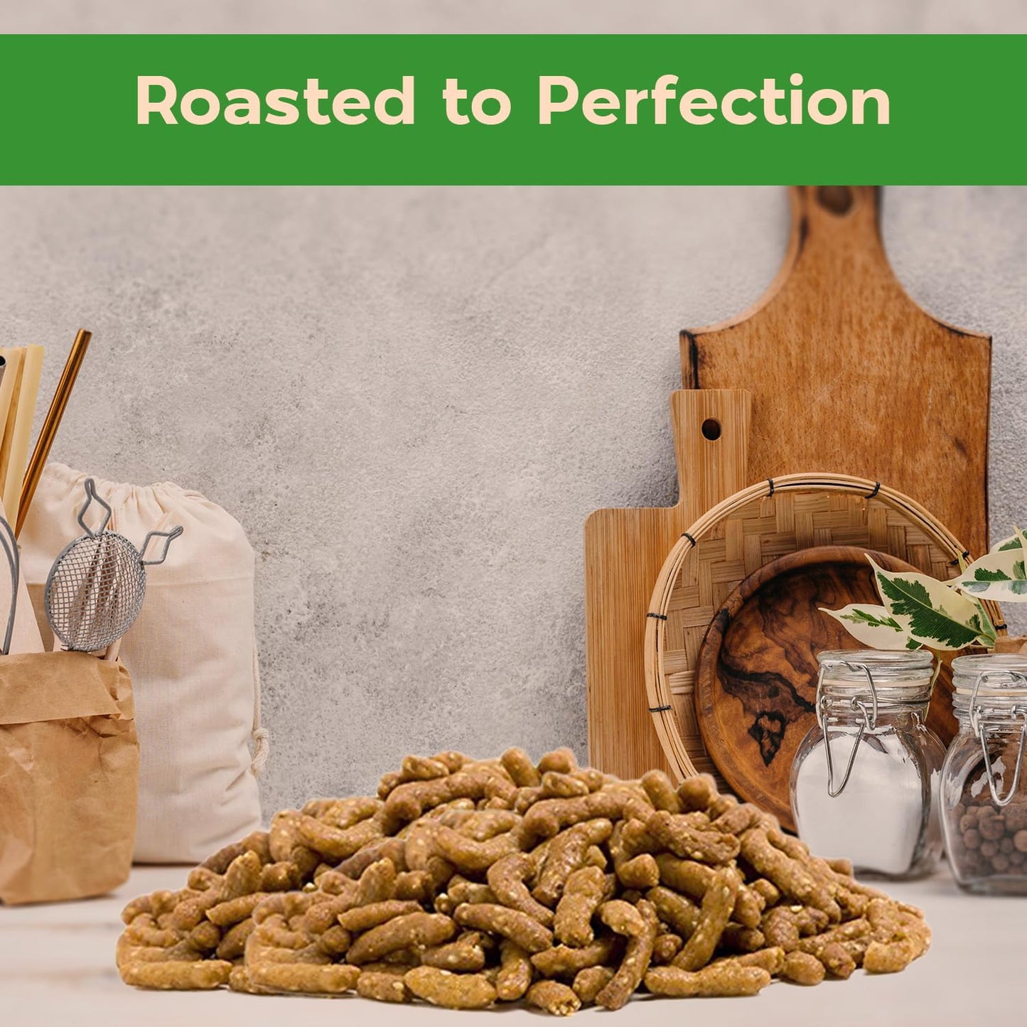 Sincerely Nuts Honey Roasted Sesame Sticks  Snacks, 10oz - Kosher Certified