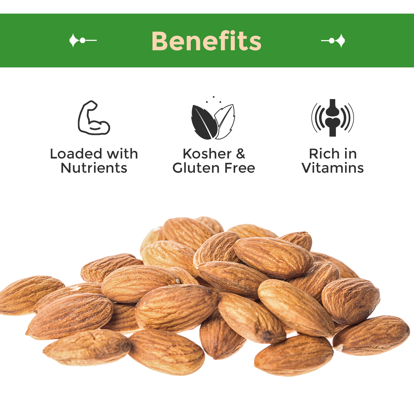 Raw Almonds (No Shell)