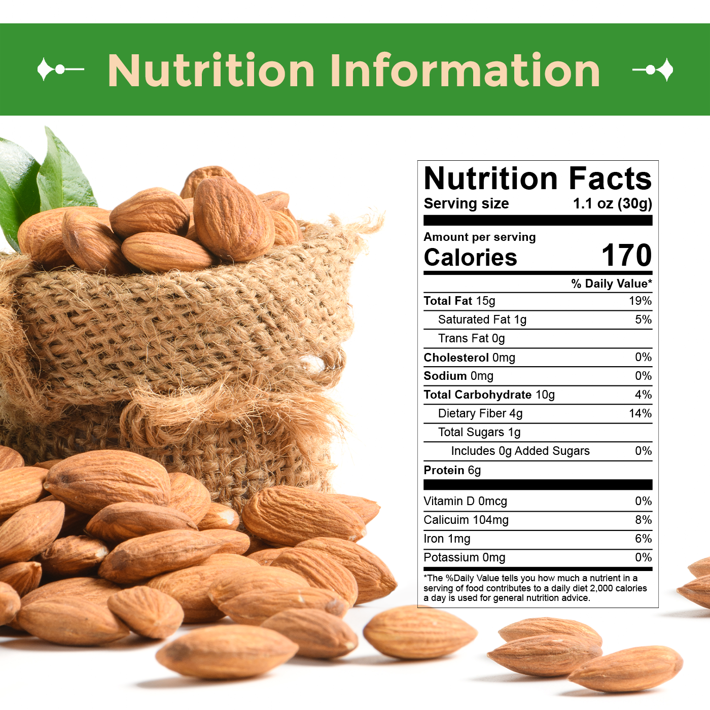 Raw Almonds (No Shell)