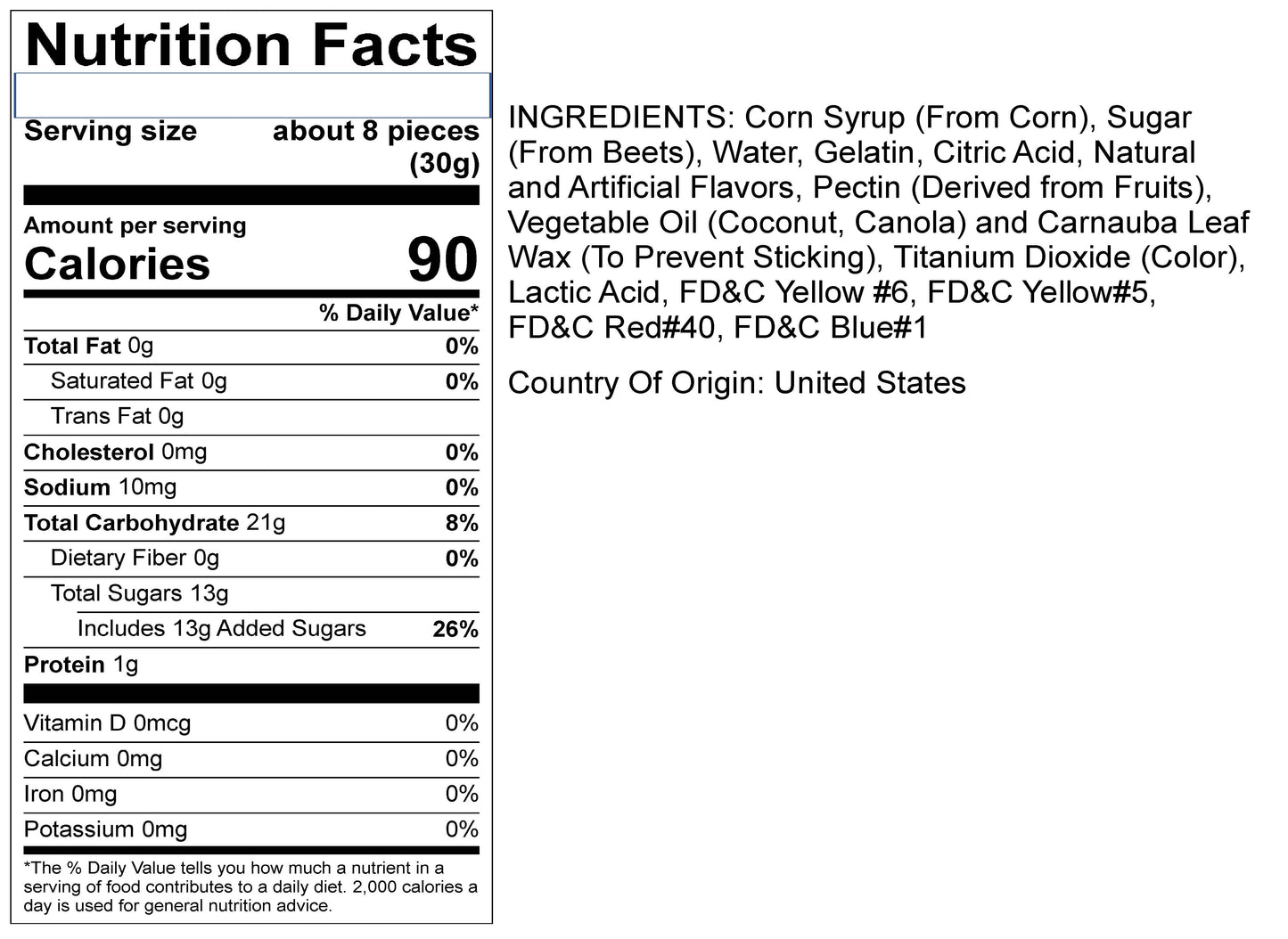 Sincerely Nuts Gummy Worms