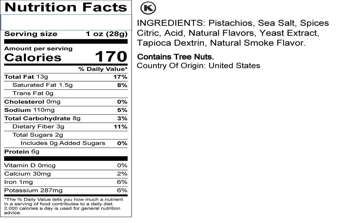 Pistachios Chili Lemon