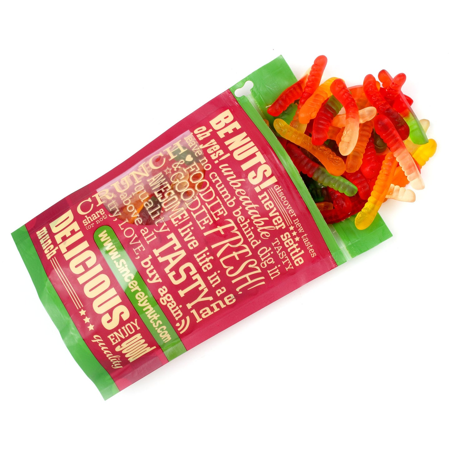 Sincerely Nuts Gummy Worms