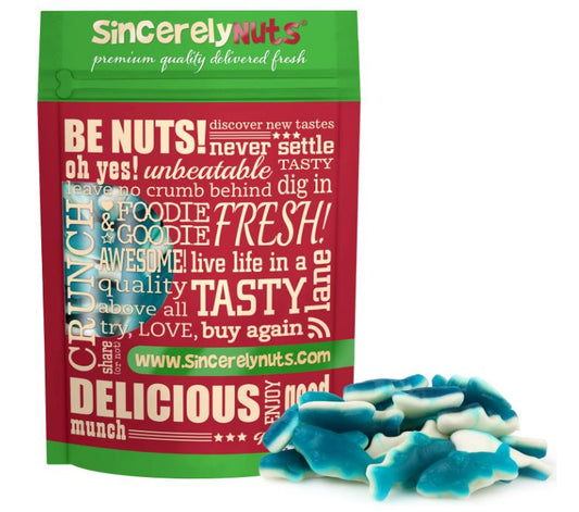 Sincerely Nuts Blue Sharks