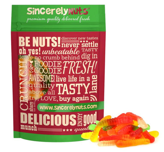 Sincerely Nuts Gummy Worms